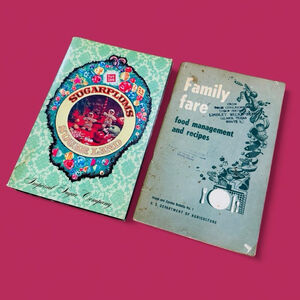 VTG Sugarplums from Sugar Land Imperial Sugar + 1950 USDA Family Fare Recipes
